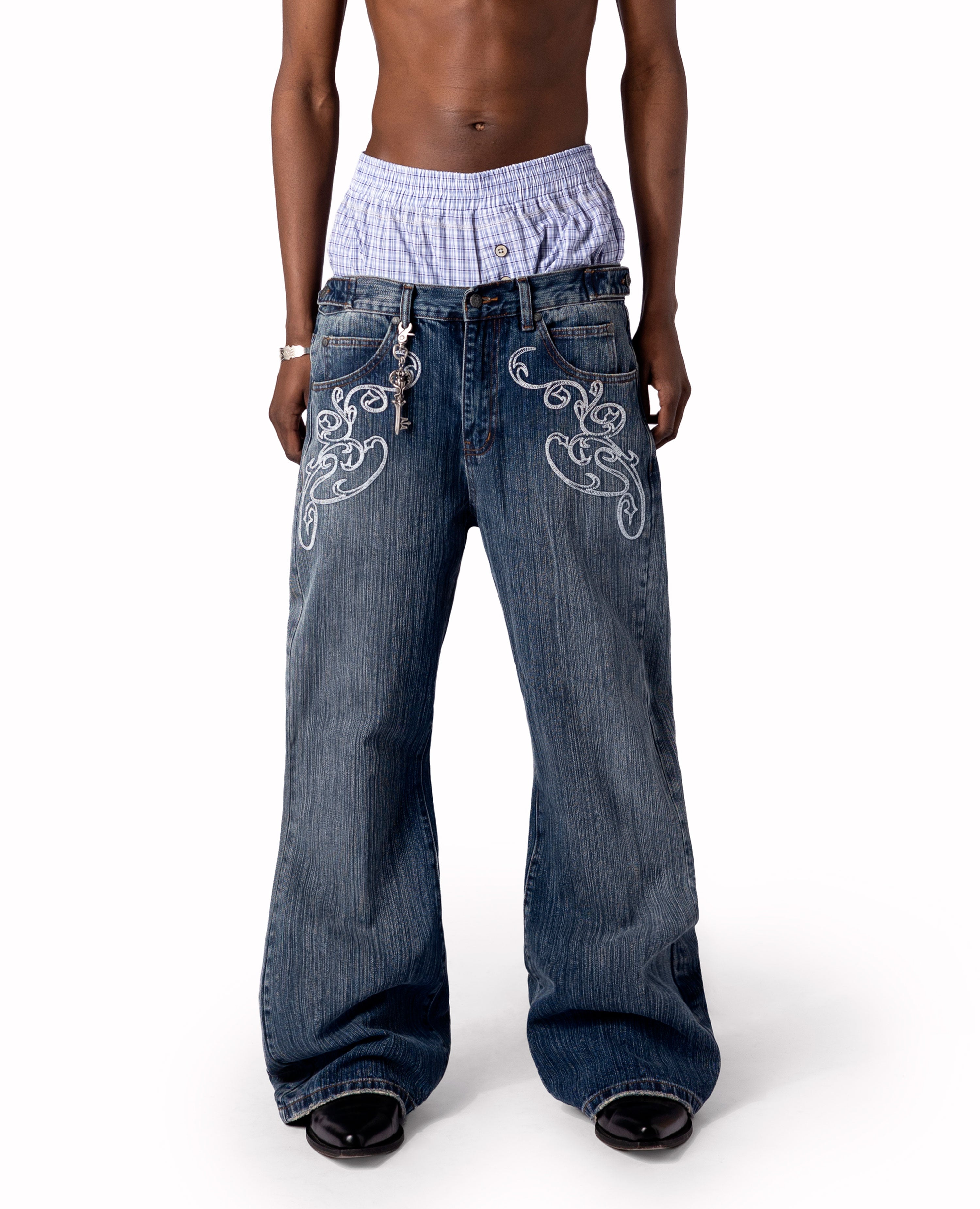DavrilSupply | BLUE OPENING BOOTCUT DENIM