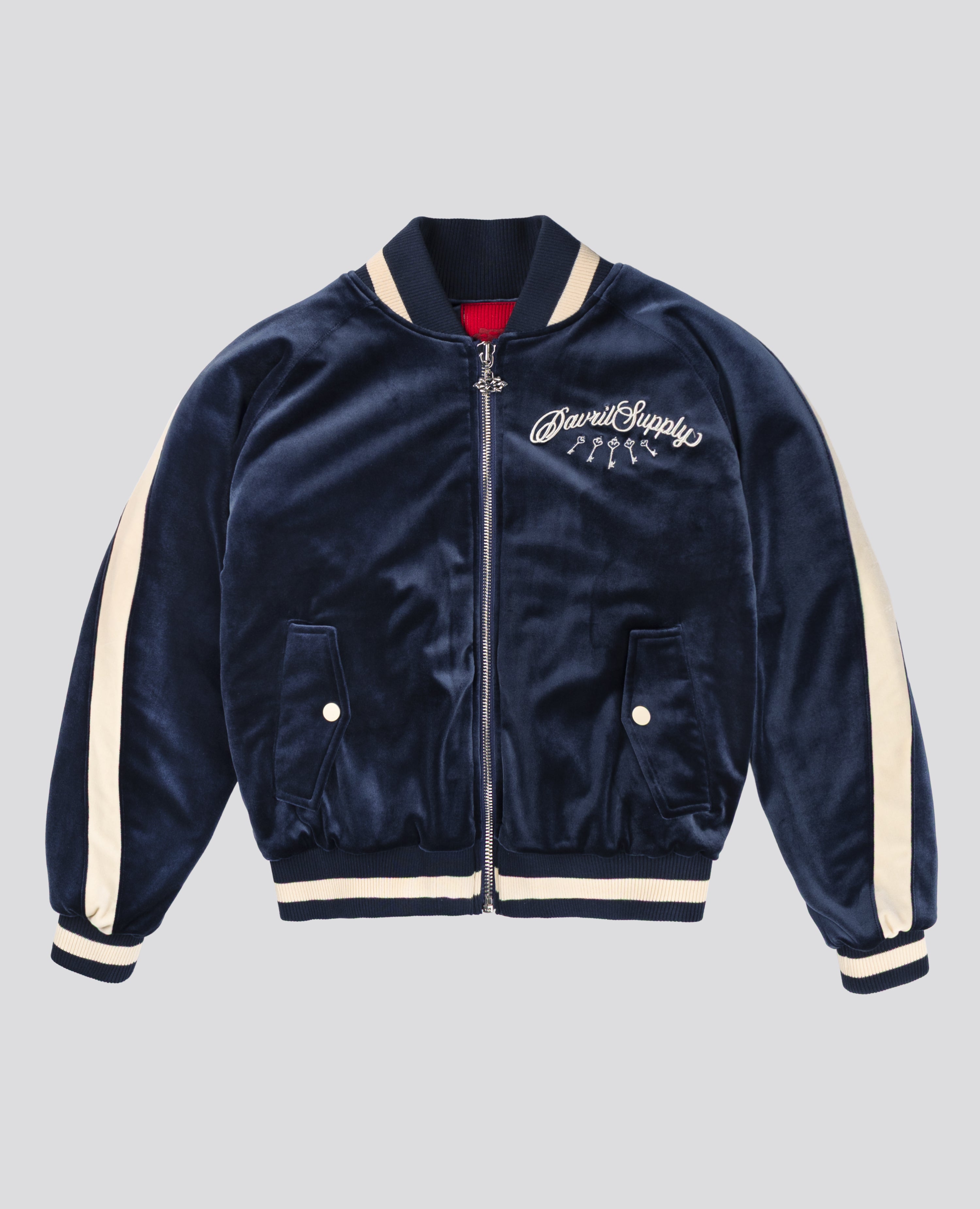 DavrilSupply | PalaceBlue Velvet Jacket