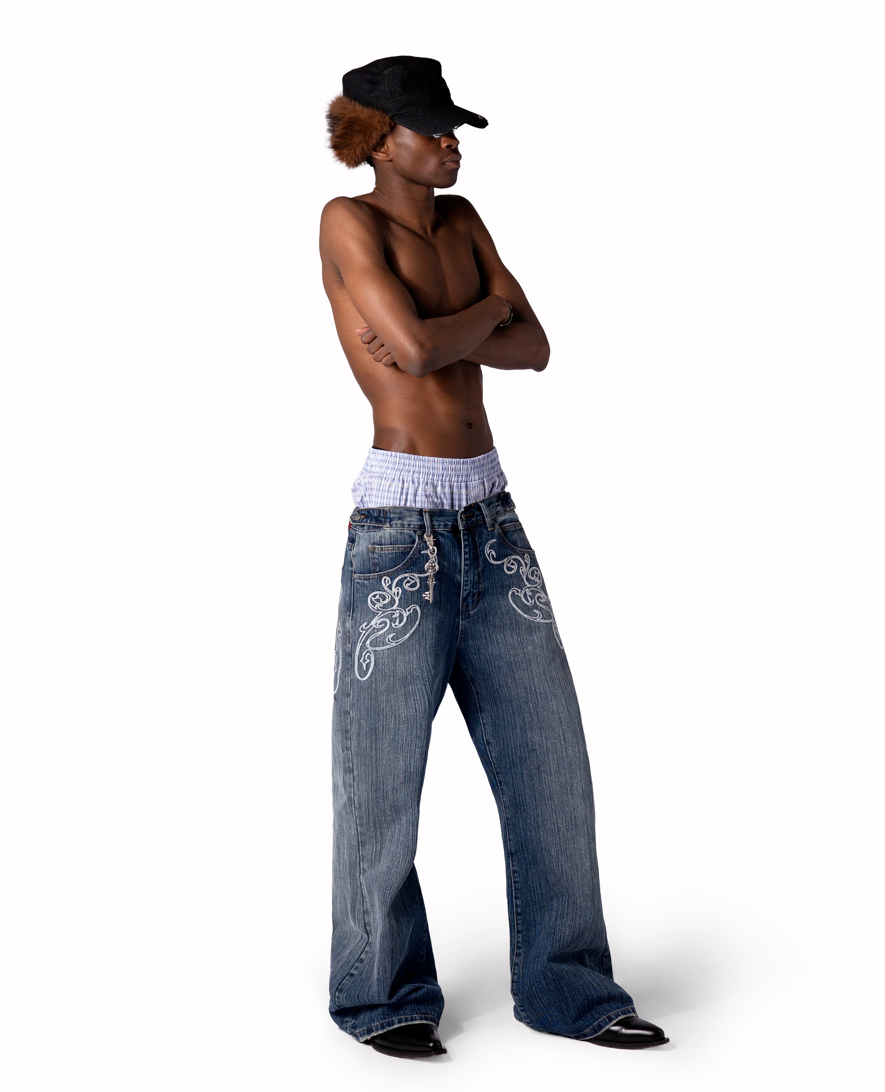 davrilsupply デニム DavrilSupply | BLUE OPENING BOOTCUT DENIM