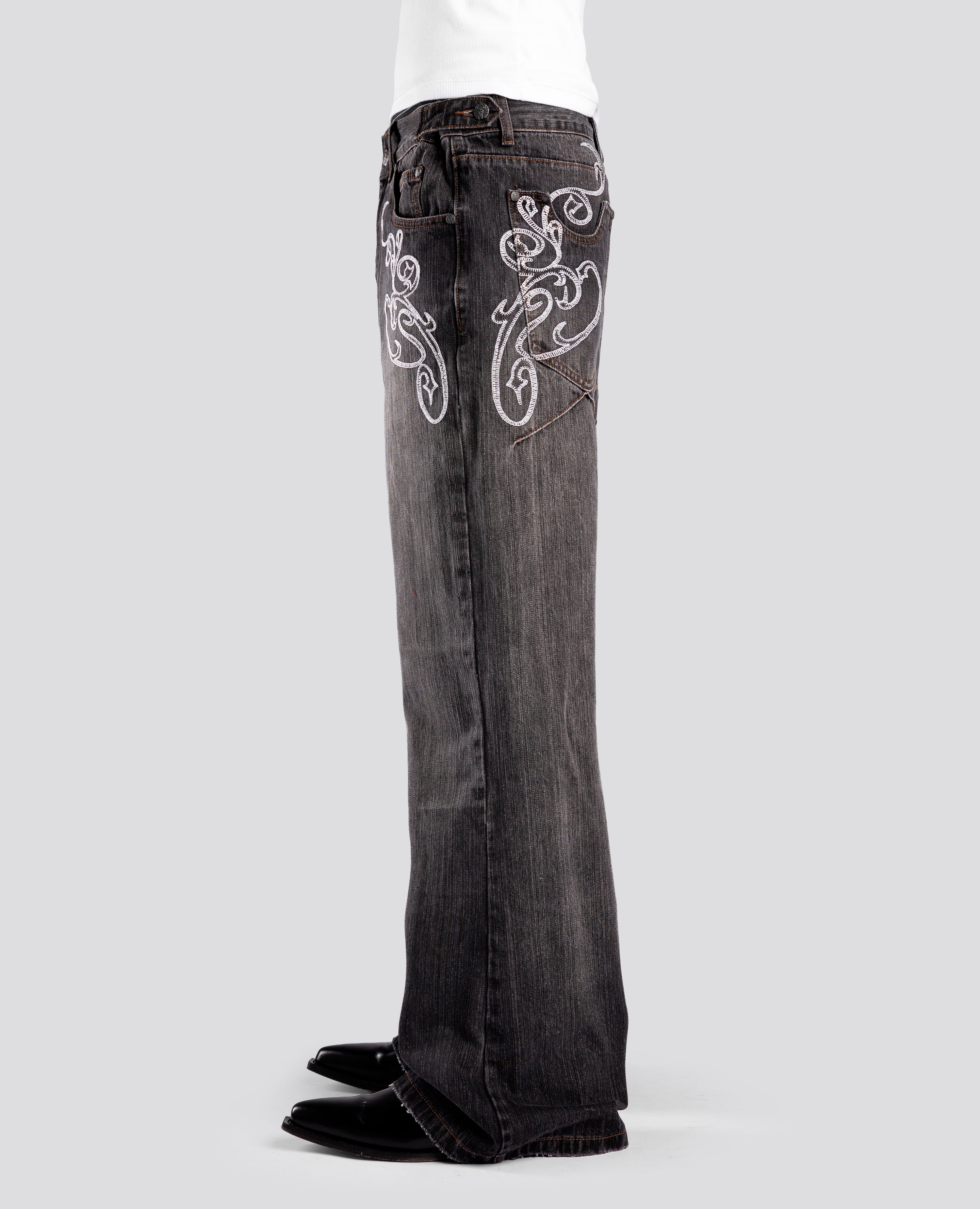 DavrilSupply | BLACK OPENING BOOTCUT DENIM