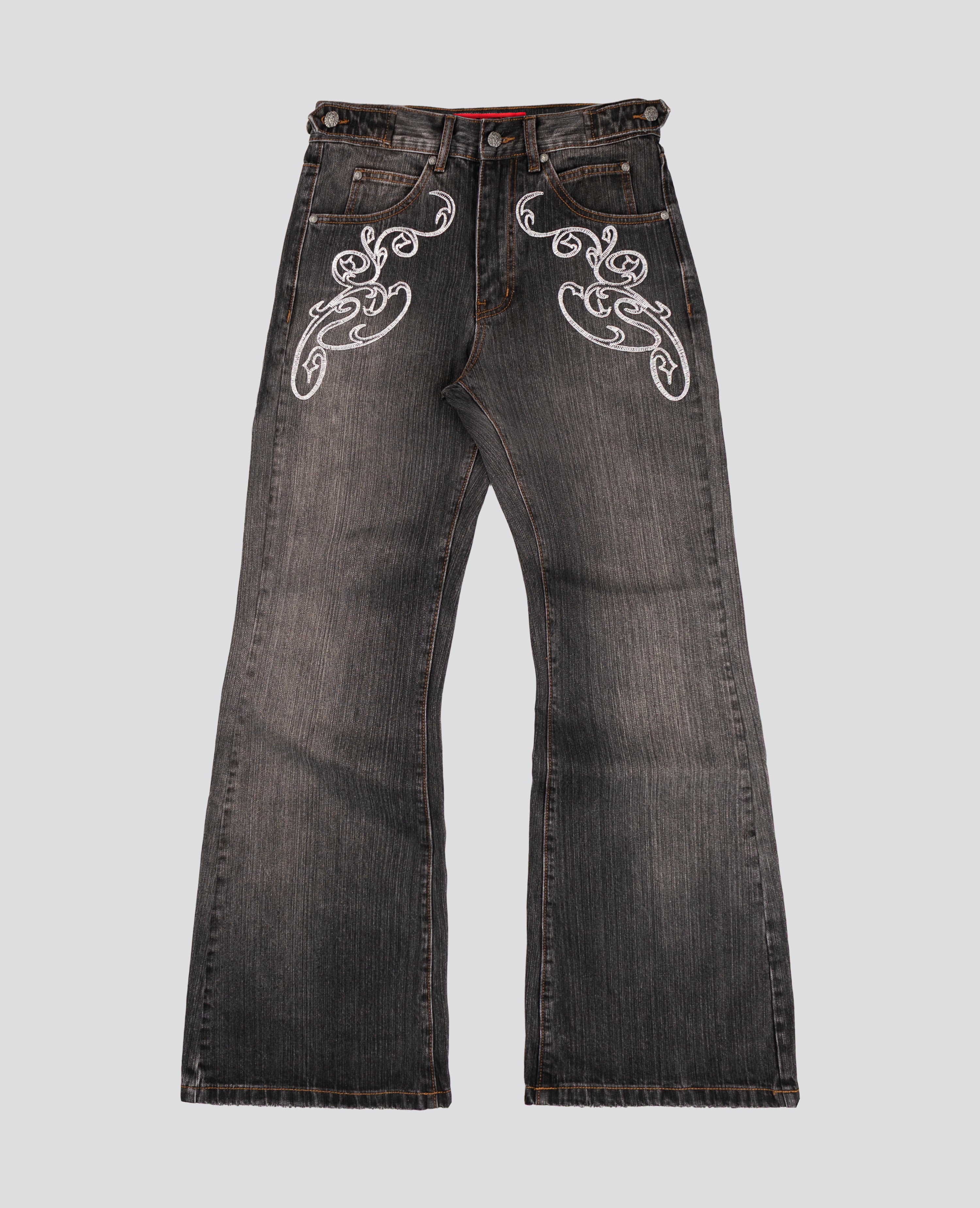 davrilsupply デニム DavrilSupply | BLACK OPENING BOOTCUT DENIM