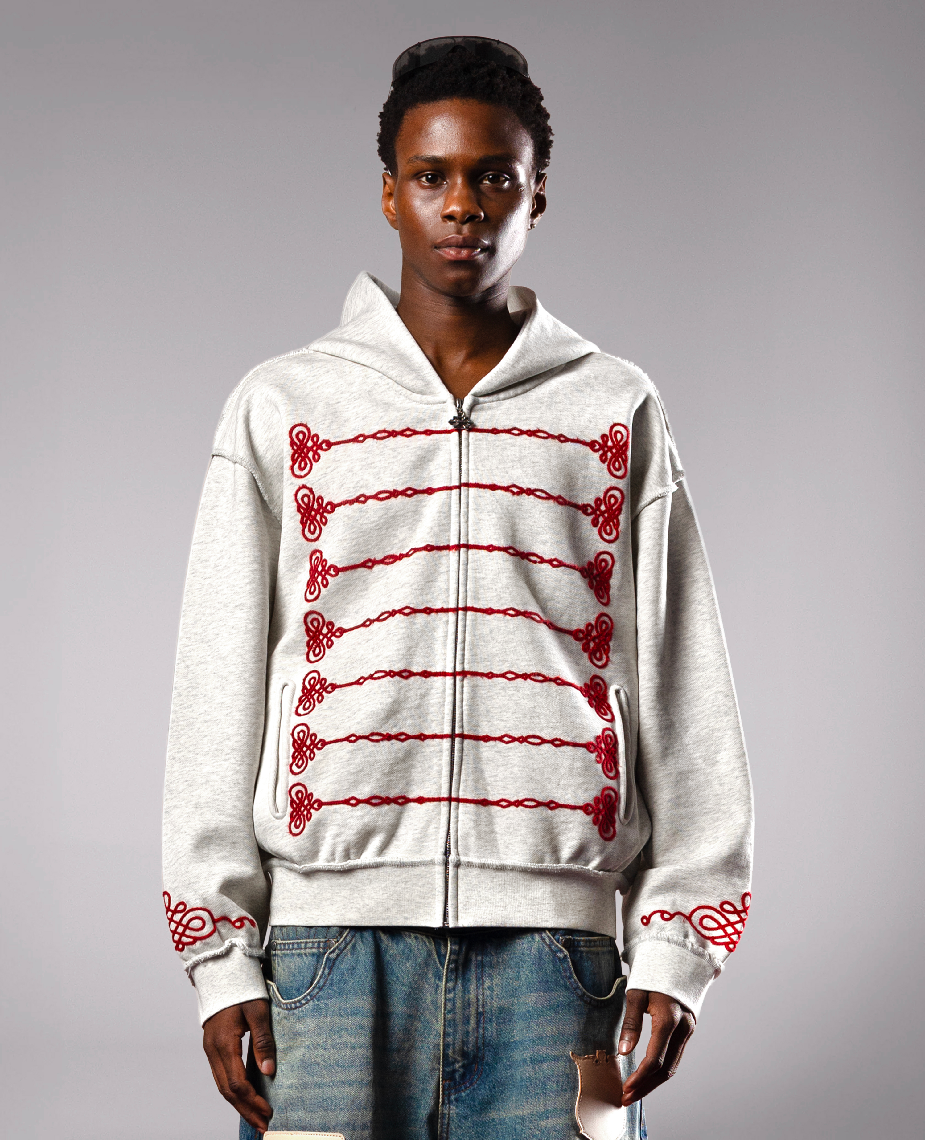 GREY EMPIRE ZIP