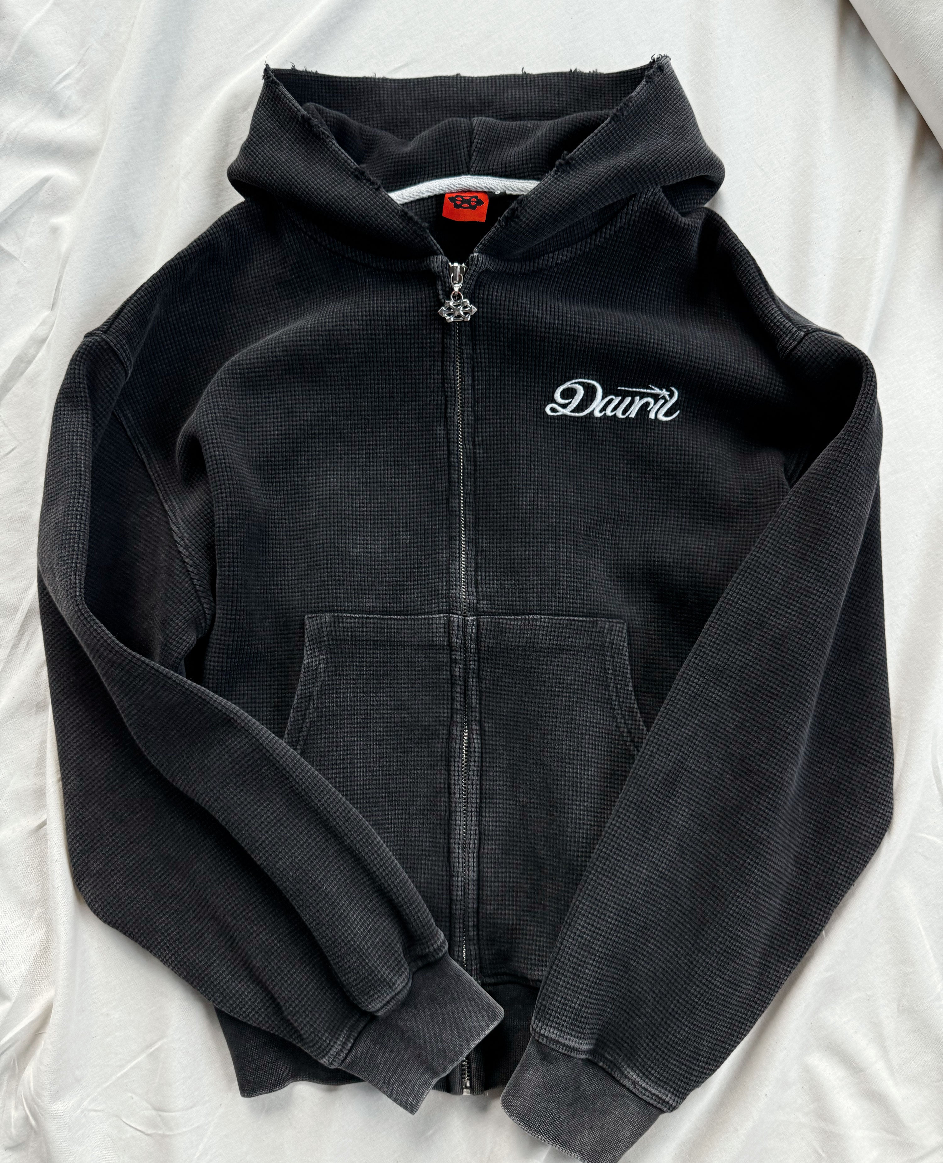 DavrilSupply | Black Waffle Zip